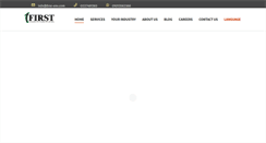 Desktop Screenshot of first-env.com