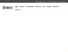 Tablet Screenshot of first-env.com